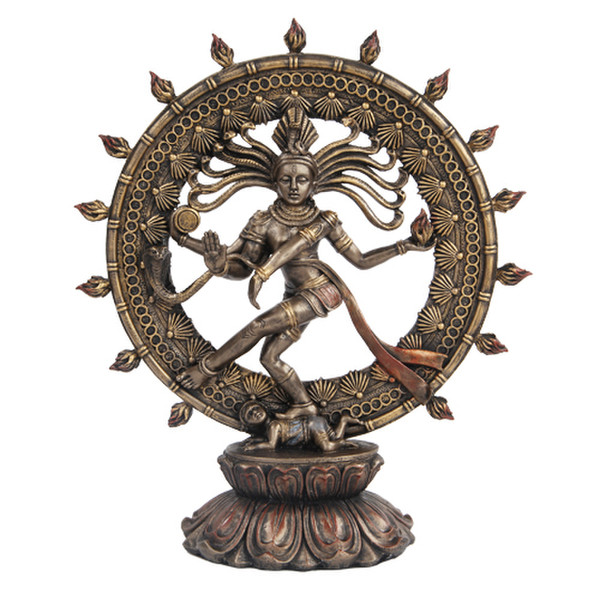 Shiva Nataraja Sculpture Bronze Color